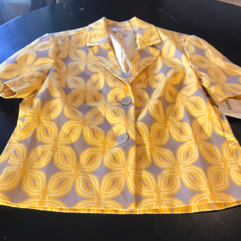 NWT Women’s 8 Yellow Coldwater Creek Blazer 🌟